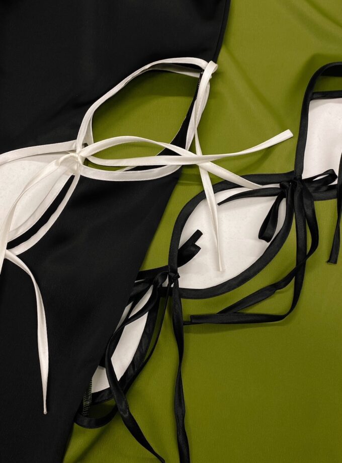 Cut Out Satin Pants