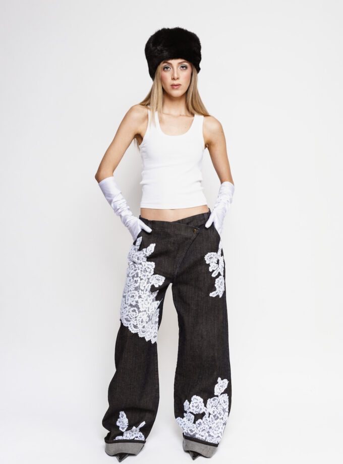 LACE REBEL JEANS