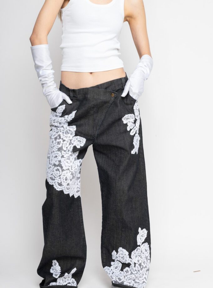 LACE REBEL JEANS